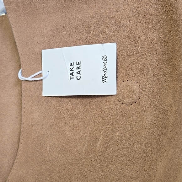 NWT Madewell The Dakota Suede Shoulder Saddle Bag - Picture 4 of 4